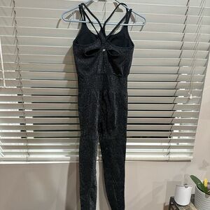 Fabletics women’s workout jumpsuit, sparkly